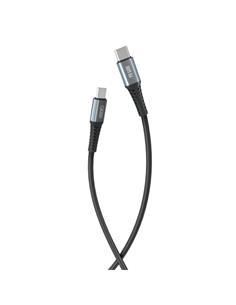 CABLE XO USB-C A USB-C NBQ167 60W 1m TRENZADO NEGRO