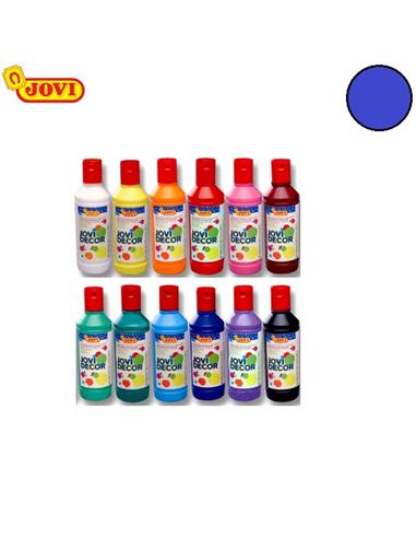 PINTURA PLASTICA JOVIDECOR 250ml AZUL ULTRA 680/24